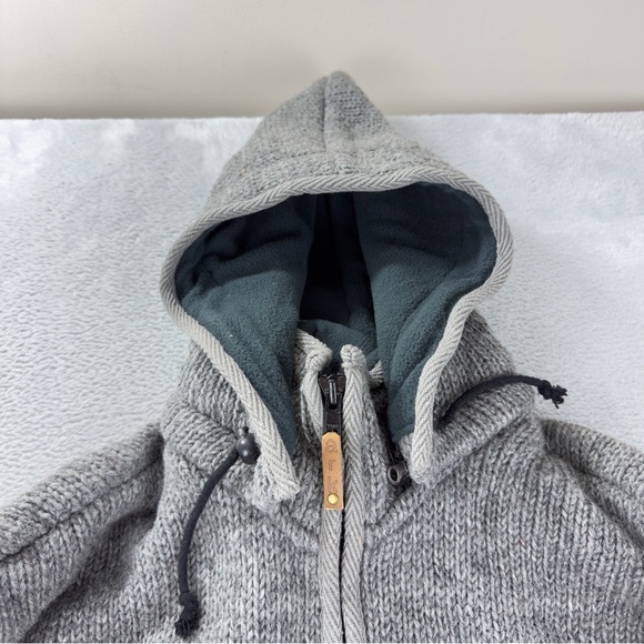 VTG Ark Imports Men's Size XXL 100% New Zealand Wool Cowichan Maple Leaf Jacket - Picture 10 of 16